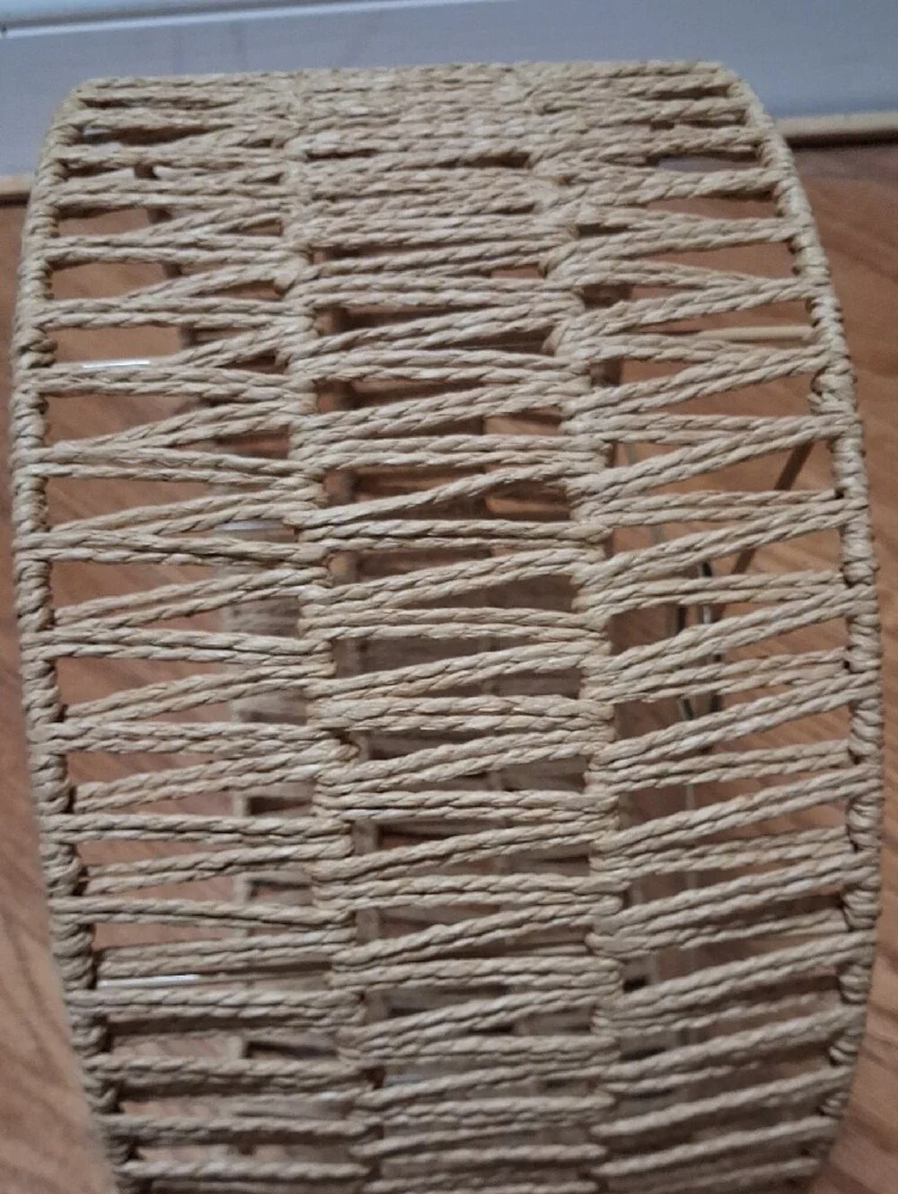 Natural Jute Rope Lampshade - Neutral Brown
